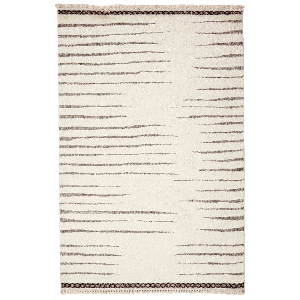 Savannah Moroccan Stripe MHDGK54A SVN28 Rug in Cream White